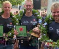 De prijswinnaars van de Heinekenkaatspartij Marsum.